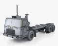 Autocar WXLL Chassis Truck 2021 3d model wire render