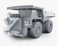 BEML BH205E-AC Dump Truck 2017 3d model clay render