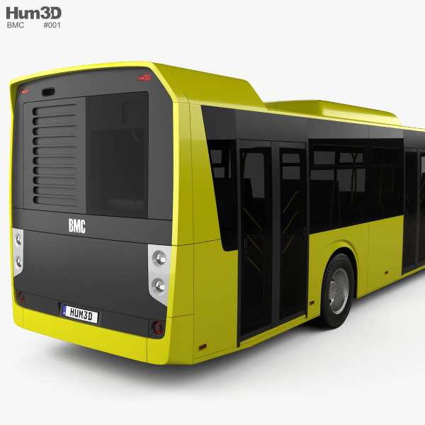 BMC Procity bus 2017 3D model - Vehicles on Hum3D