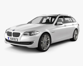 BMW 5 series touring 2011 3Dモデル