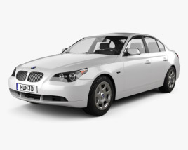 BMW 5 Series sedan E60 2010 3D model