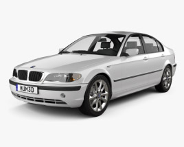 BMW 3 Series 세단 (E46) 2006 3D 모델 