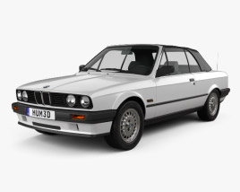 BMW 3 Series Conversível (E30) 1991 Modelo 3d