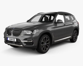 BMW X3 (G01) xLine mit Innenraum 2020 3D-Modell