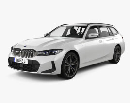 BMW 3 Series Touring M Sport 2022 3D模型