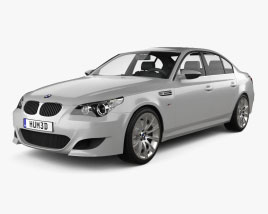 BMW M5 sedan 2007 Modelo 3d