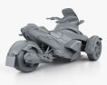 BRP Can-Am Spyder ST with HQ dashboard 2013 3d model