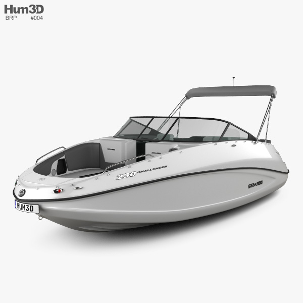 BRP Sea-Doo Challenger 230 2012 Sport Boat 3D model