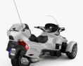 BRP Can-Am Spyder RT 2013 3D模型 后视图