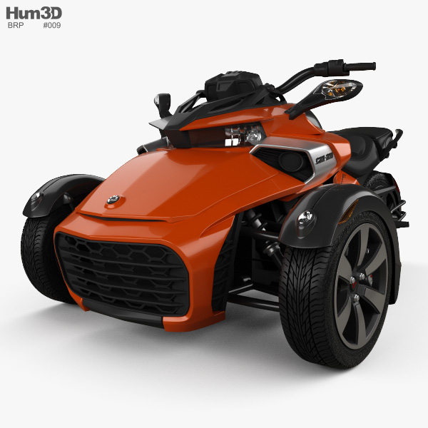 BRP Can-Am Spyder F3 2015 3D model