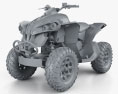 BRP Can-Am Renegade 2014 3d model clay render