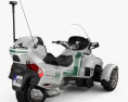 BRP Can-Am Spyder Police Dubai 2014 3d model back view