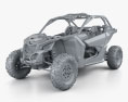BRP Can-Am Maverick X3 2017 3Dモデル clay render