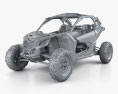 BRP Can-Am Maverick X3 XRS 2017 3d model clay render