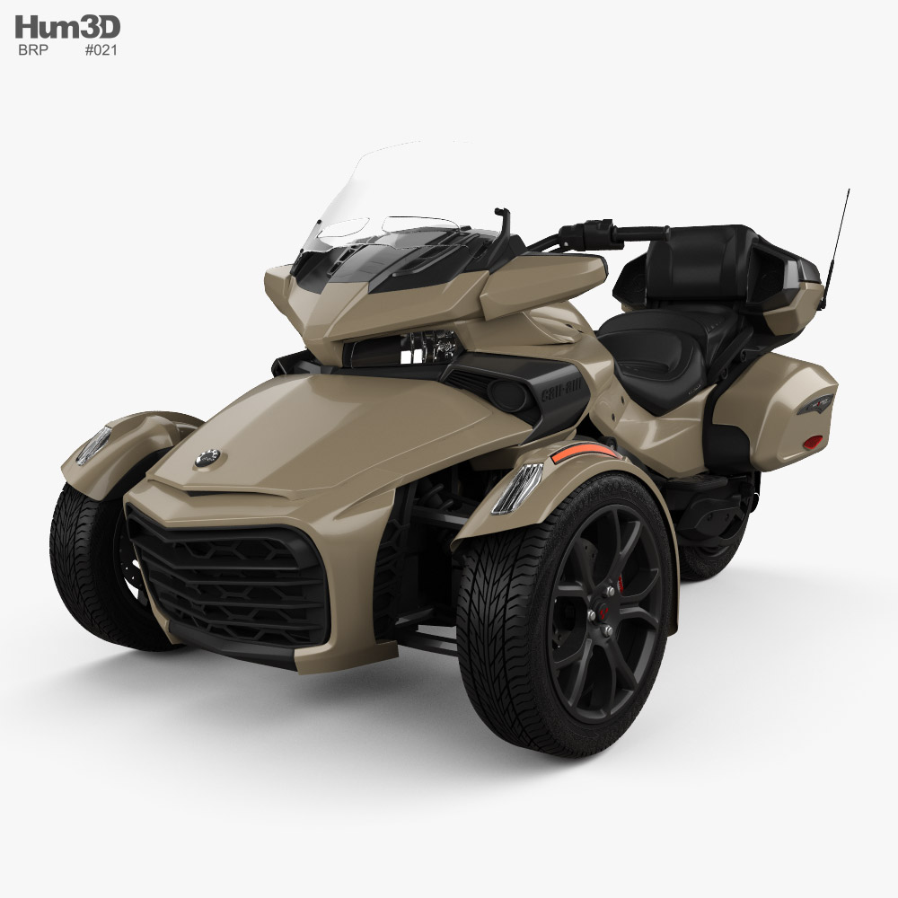 BRP Can-Am Spyder F3 Limited 2020 3D модель