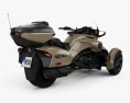 BRP Can-Am Spyder F3 Limited 2020 3d model back view