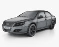 BYD F6 2013 3d model wire render