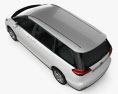BYD M6 2013 3d model top view