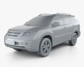 BYD S6 2013 3D-Modell clay render