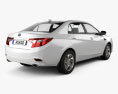 BYD G5 2017 3d model back view