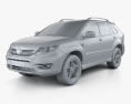 BYD S7 2018 3D-Modell clay render