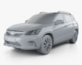 BYD S3 2018 3D-Modell clay render