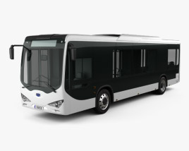 BYD K9 bus 2010 3D model