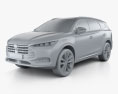 BYD Tang 2020 3D-Modell clay render