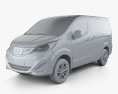 BYD T3 2017 3D-Modell clay render