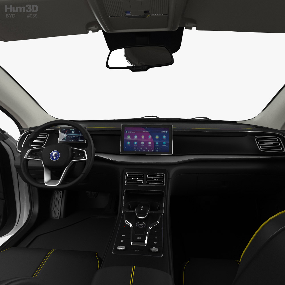BYD Qin Plus 带内饰 2021 3D模型 - 车辆 on Hum3D