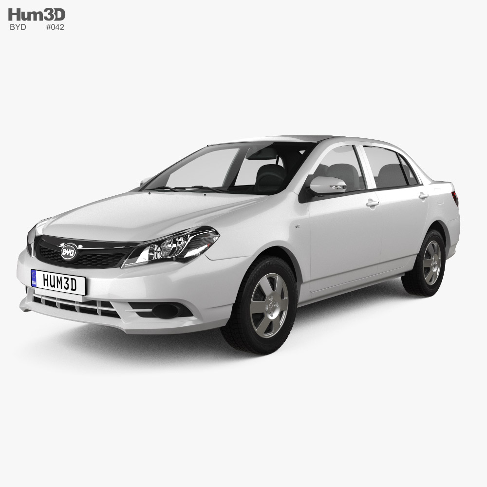 BYD F3 2014 3D-Modell