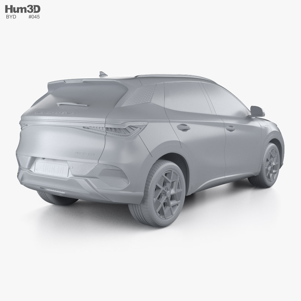 BYD Atto 3 2023 3D model - Vehicles on Hum3D