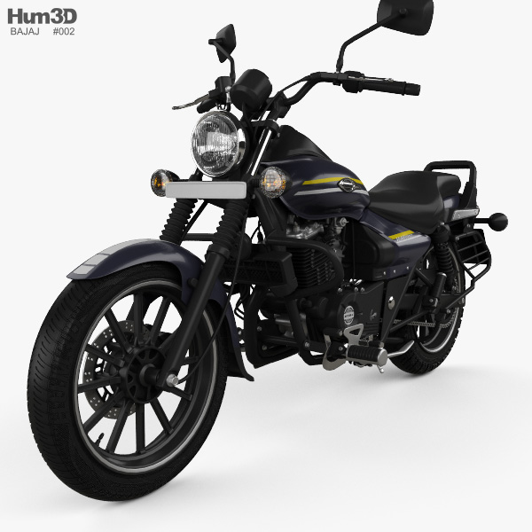 Bajaj Avenger Street 150 2015 3D model