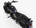 Bajaj Avenger Street 150 2015 3d model top view