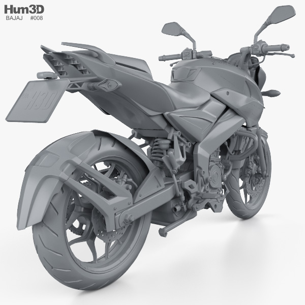 Bajaj Pulsar Ns0 18 3d Model Vehicles On Hum3d