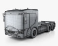 Banke ERCV27 Вантажівка шасі 2022 3D модель wire render