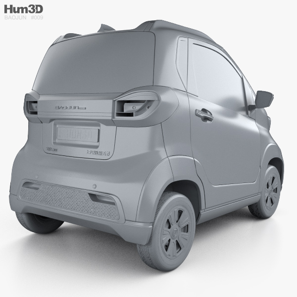 Baojun E100 2020 3D model - Vehicles on Hum3D