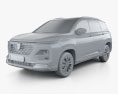 Baojun 530 2022 3D 모델  clay render