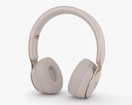 Beats Solo Pro Gray 3D model