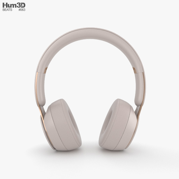 billetpris detektor Blåt mærke Beats Solo Pro Gray 3D model - Electronics on Hum3D