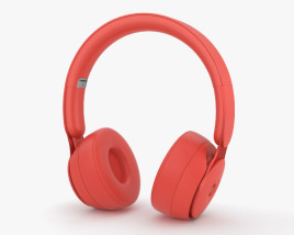 Beats Solo Pro Red 3D model