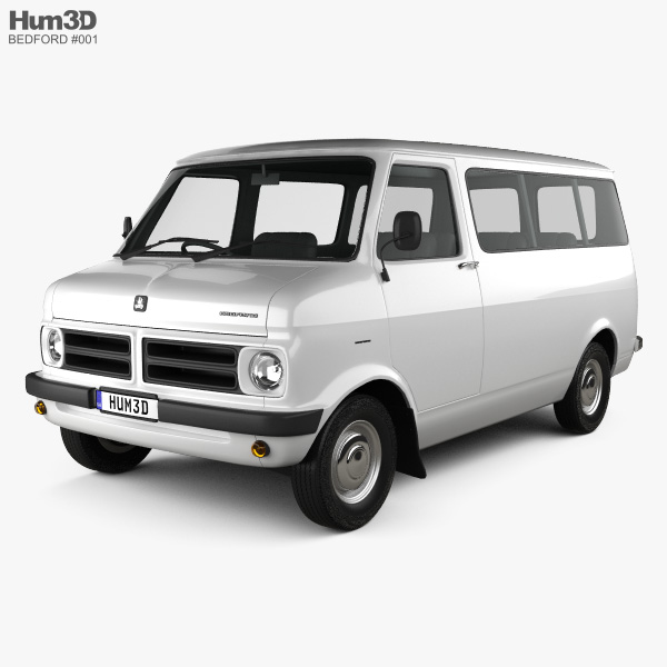 Bedford CF Minibus 1969-1979 Modello 3D
