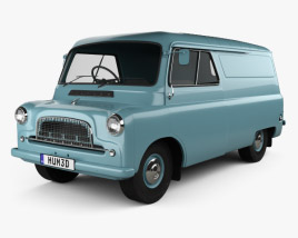 Bedford CA Panel Van 1965 3D model
