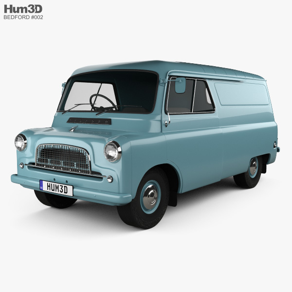 Bedford CA Panel Van 1965 3D model
