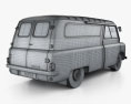 Bedford CA Panel Van 1965 3d model