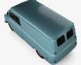 Bedford CA Panel Van 1965 3d model top view