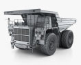 BelAZ 75180 Dump Truck 2014 3d model wire render
