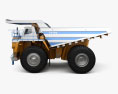 BelAZ 75180 Dump Truck 2014 3d model side view