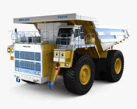 BelAZ 75310 Dump Truck 2016 3D model