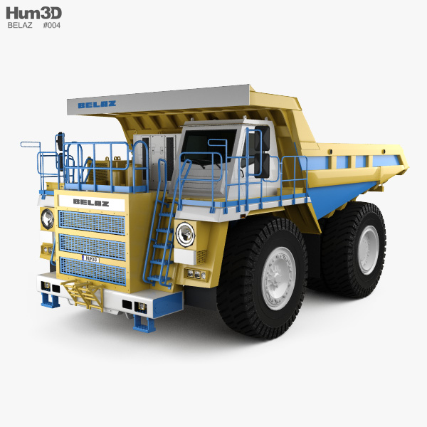 BelAZ 75581 Dump Truck 2012 3D model